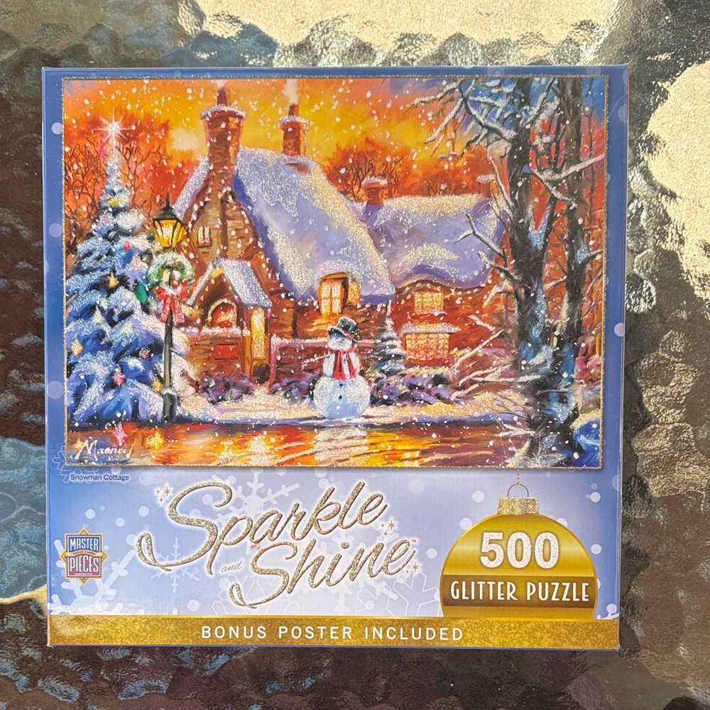 MasterPieces Sparkle and Shine 500 Piece Glitter Puzzle - Multicolor
